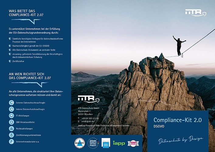IITR Datenschutz GmbH Flyer Compliance-Kit