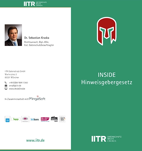 IITR Datenschutz GmbH Flyer Hinweisgebersystem INSIDE